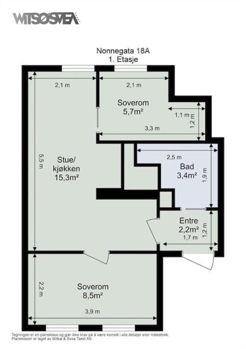 2-Br Close To City Centre Trondheim Dış mekan fotoğraf